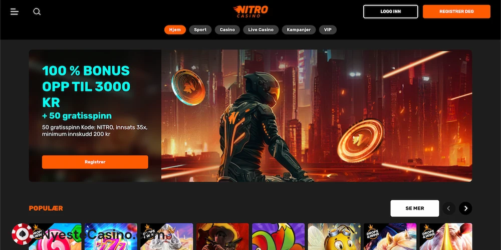 Nitro Casino Anmeldelse