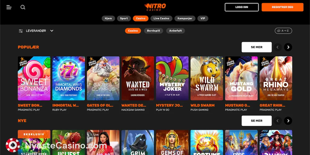 Spillutvalget på Nitro Casino