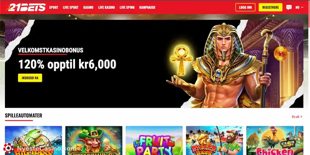 Anmeldelse av 21bets casino