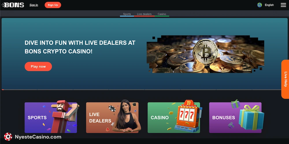 Anmeldelse av Bons Casino