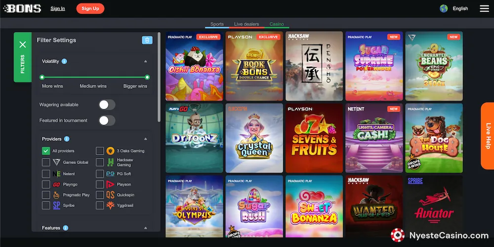 Spillutvalget på Bons Casino