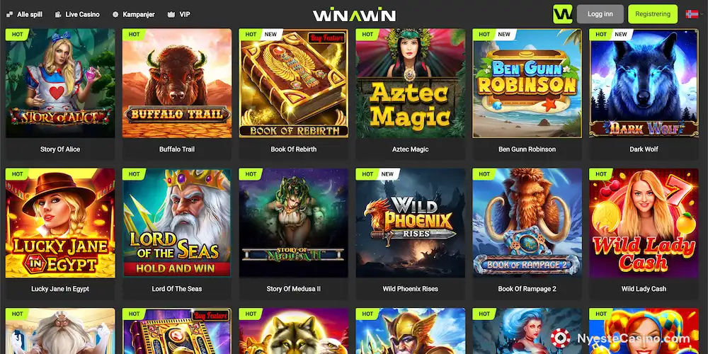 Winawin casino spillutvalg