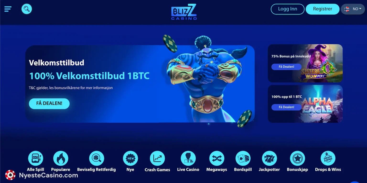 Anmeldelse av Blizz Casino
