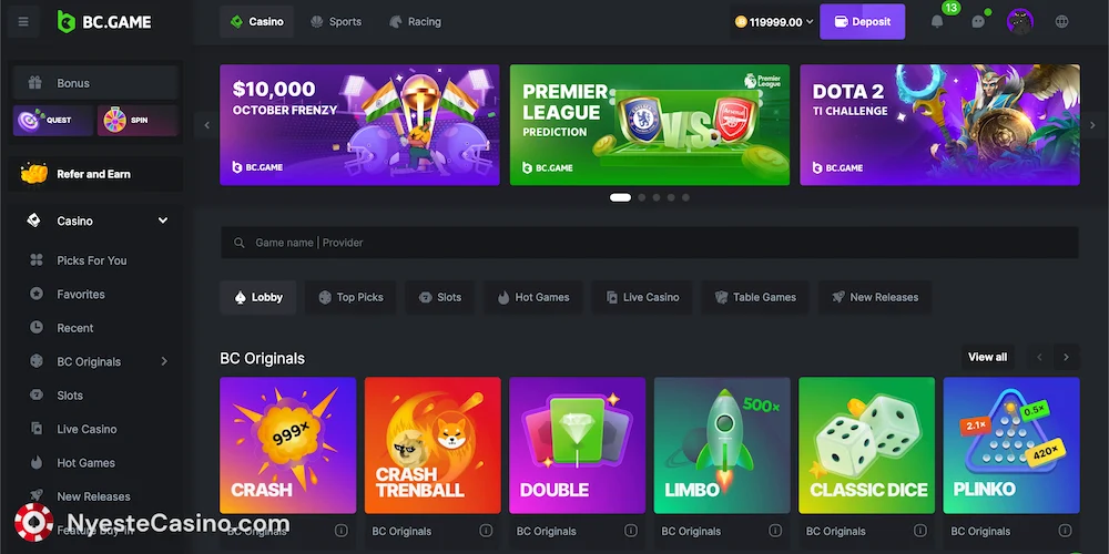 BC.Game casinoanmeldelse