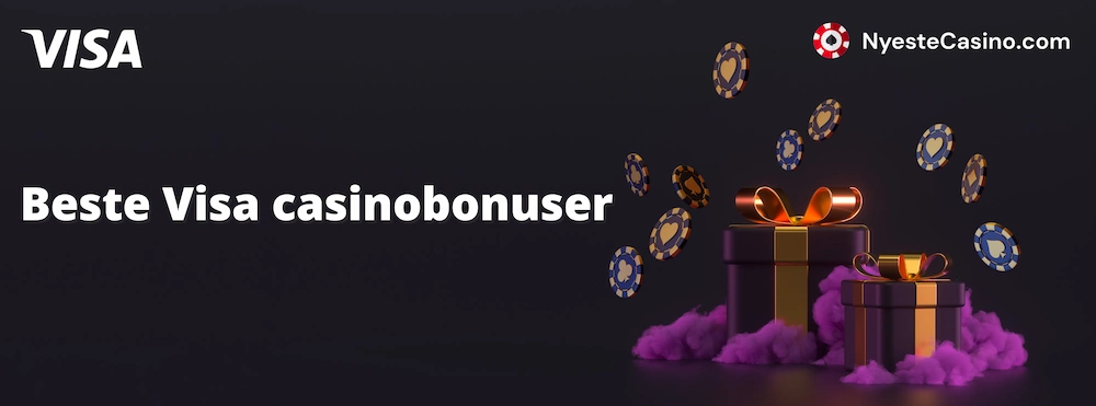 Beste Visa casinobonuser