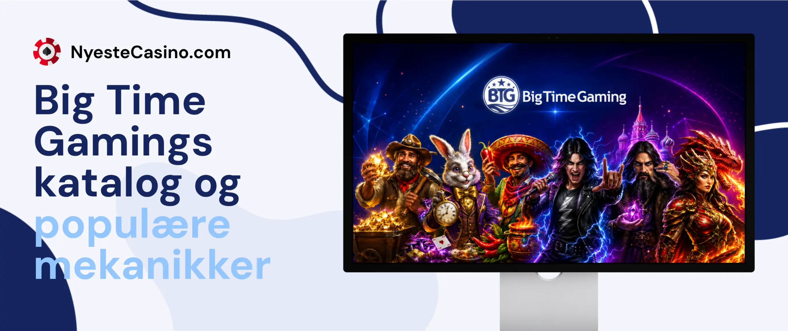 Big Time Gamings katalog og populære mekanikker