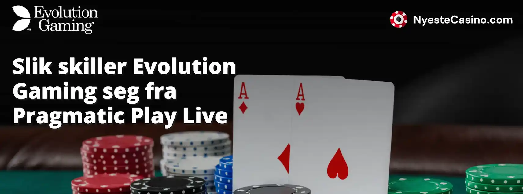 Sammenligning av Evolution Gaming og Pragmatic Play Live