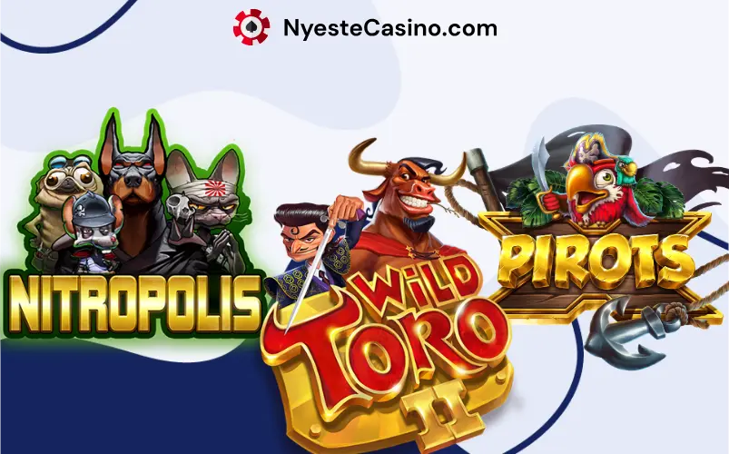 Nitropolis, Wild Toro II og Pirots-spilllogoer