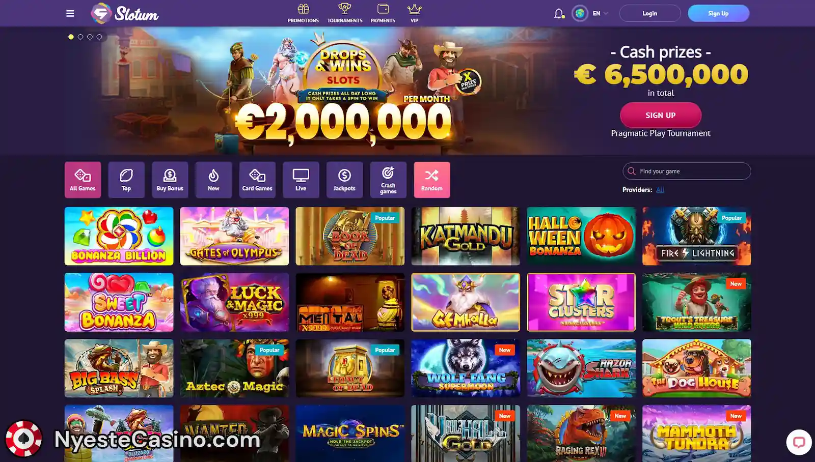 Anmeldelse av Slotum Casino