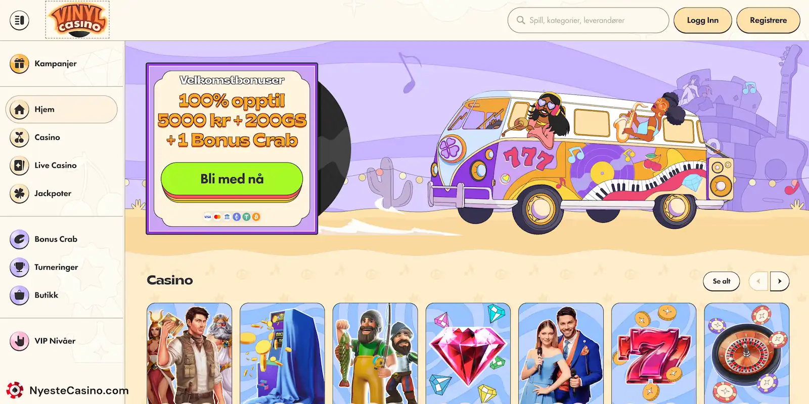 Anmeldelse av Vinyl Casino