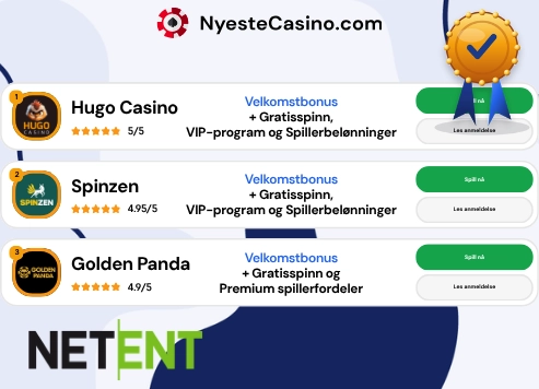 Valg av lisensierte casinoer