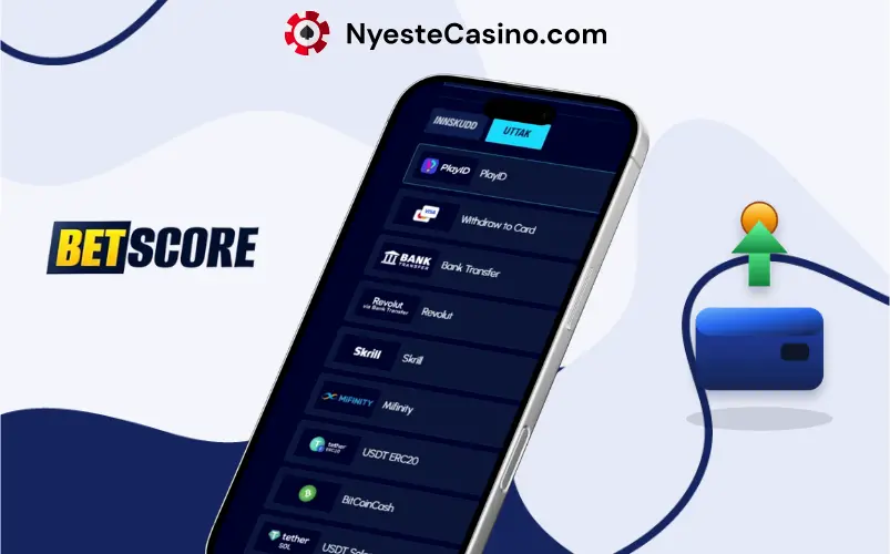 Uttaksmuligheter for Norge hos BetScore.