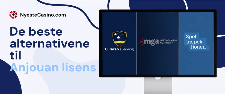 De beste alternativene til Anjouan lisens