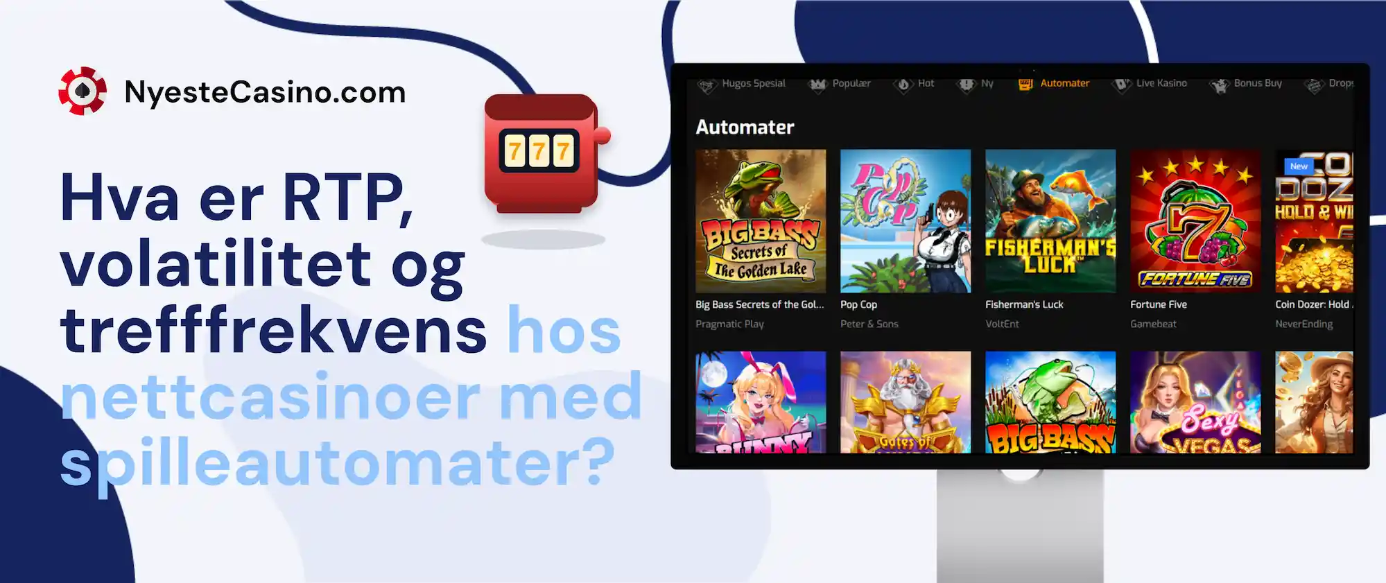 Ekspertanalyse av nettcasinoer med lisens- og bonuskontroll.